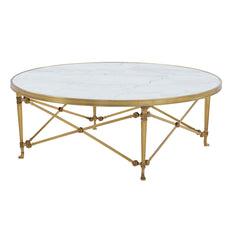 SPENCER LONDON BRASS COCKTAIL TABLE
