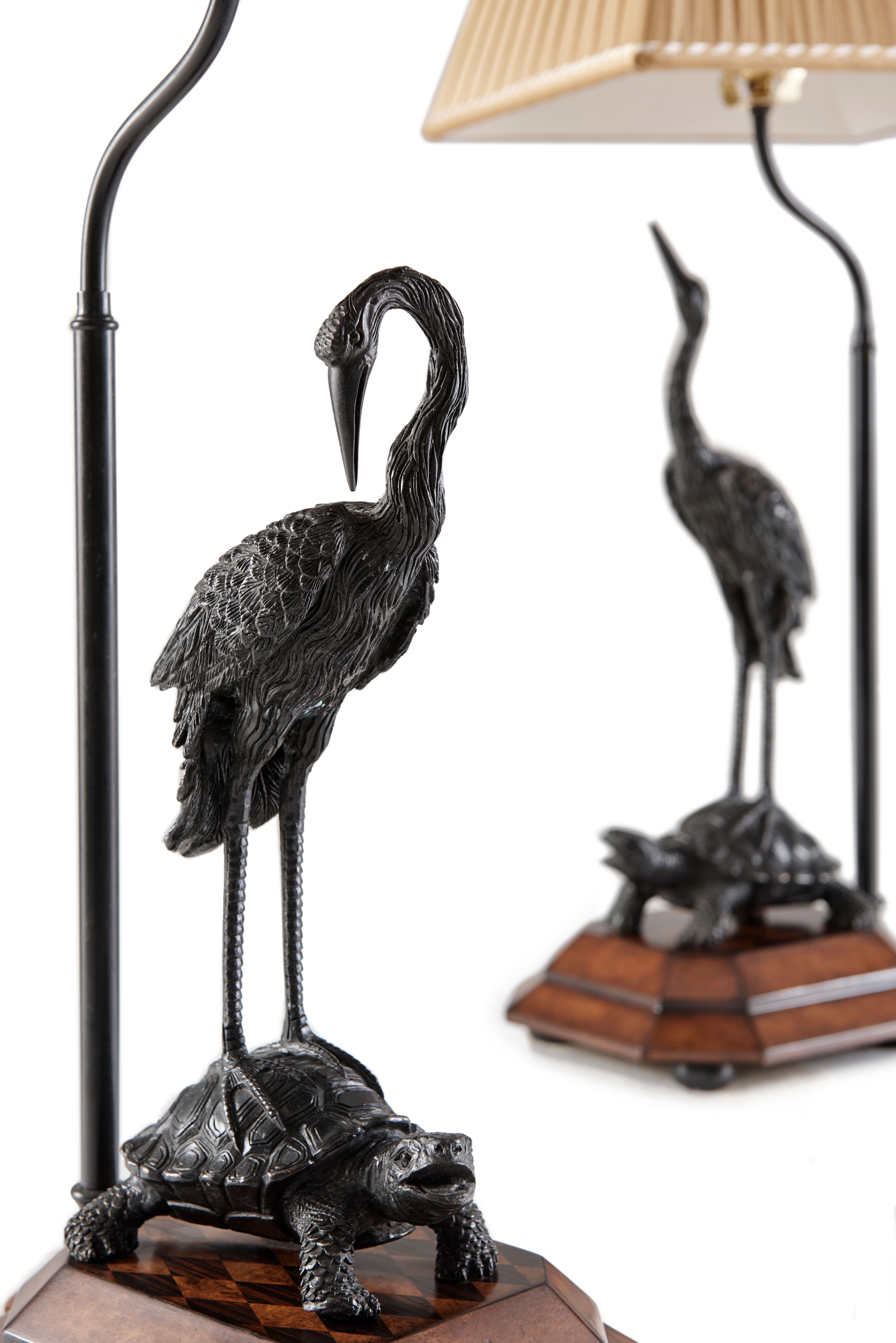 MEIJI CRANES TABLE LAMP