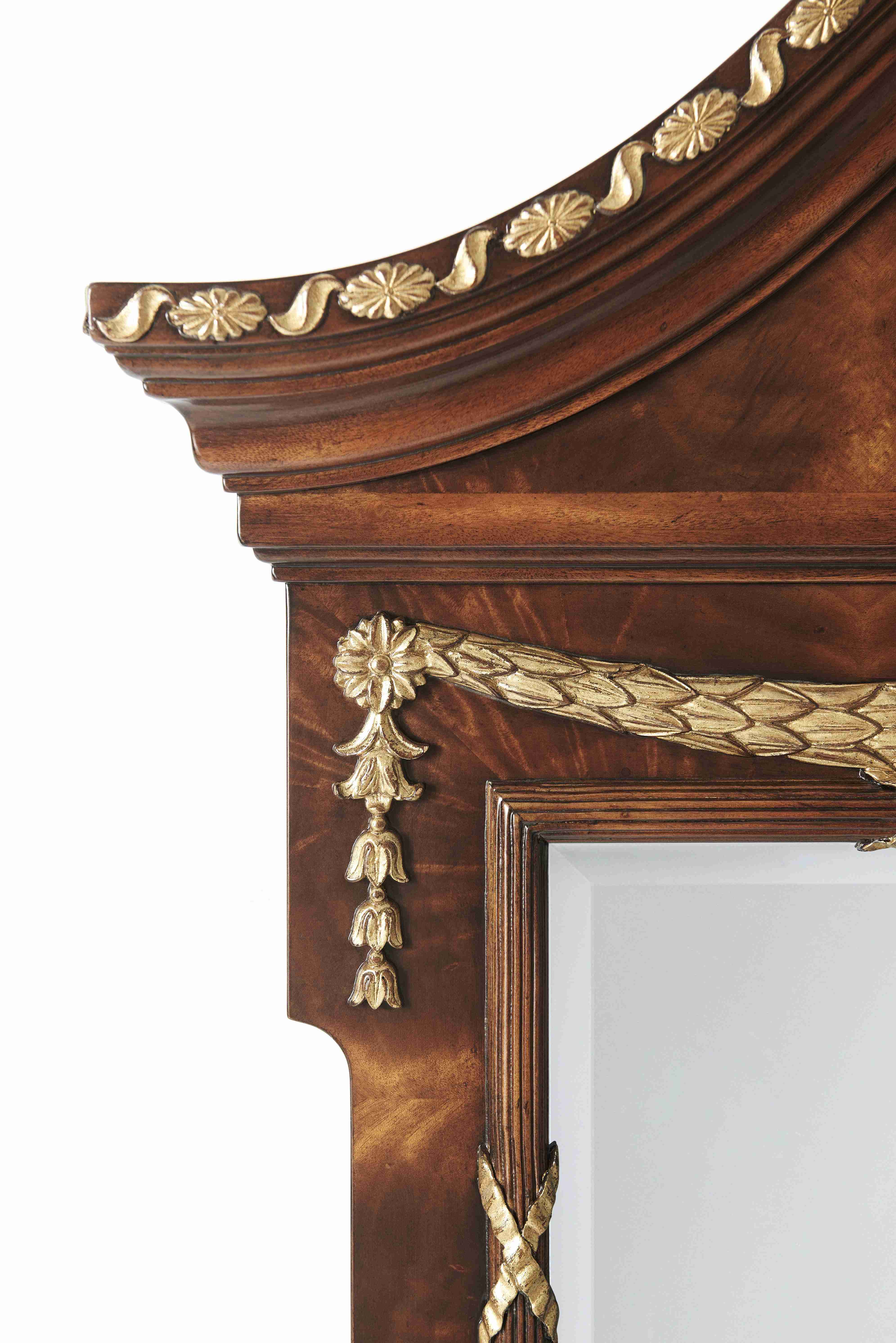 THE INDIA SILK BEDROOM WALL MIRROR