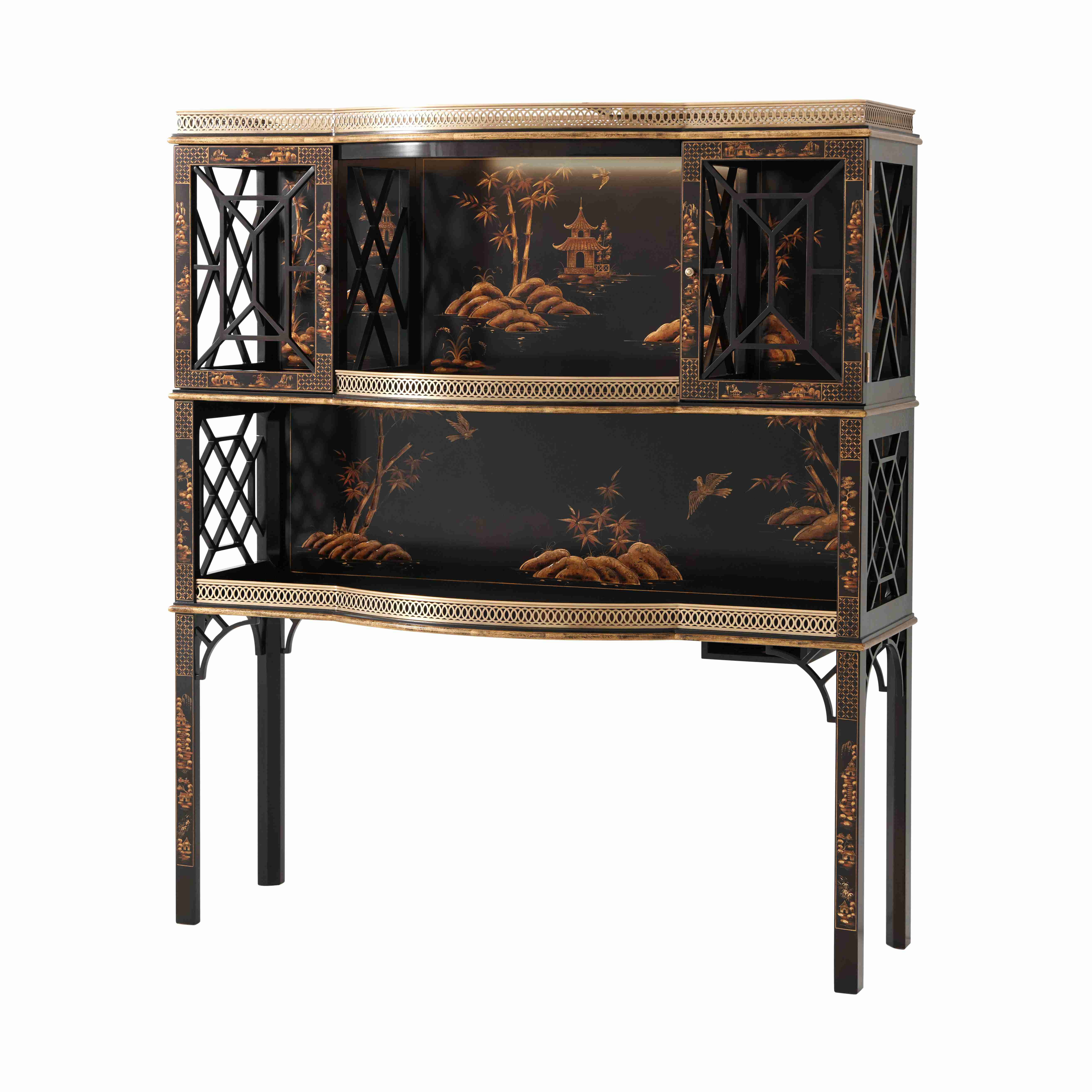 CHOCOLATE GARDEN BAR & CURIO CABINET