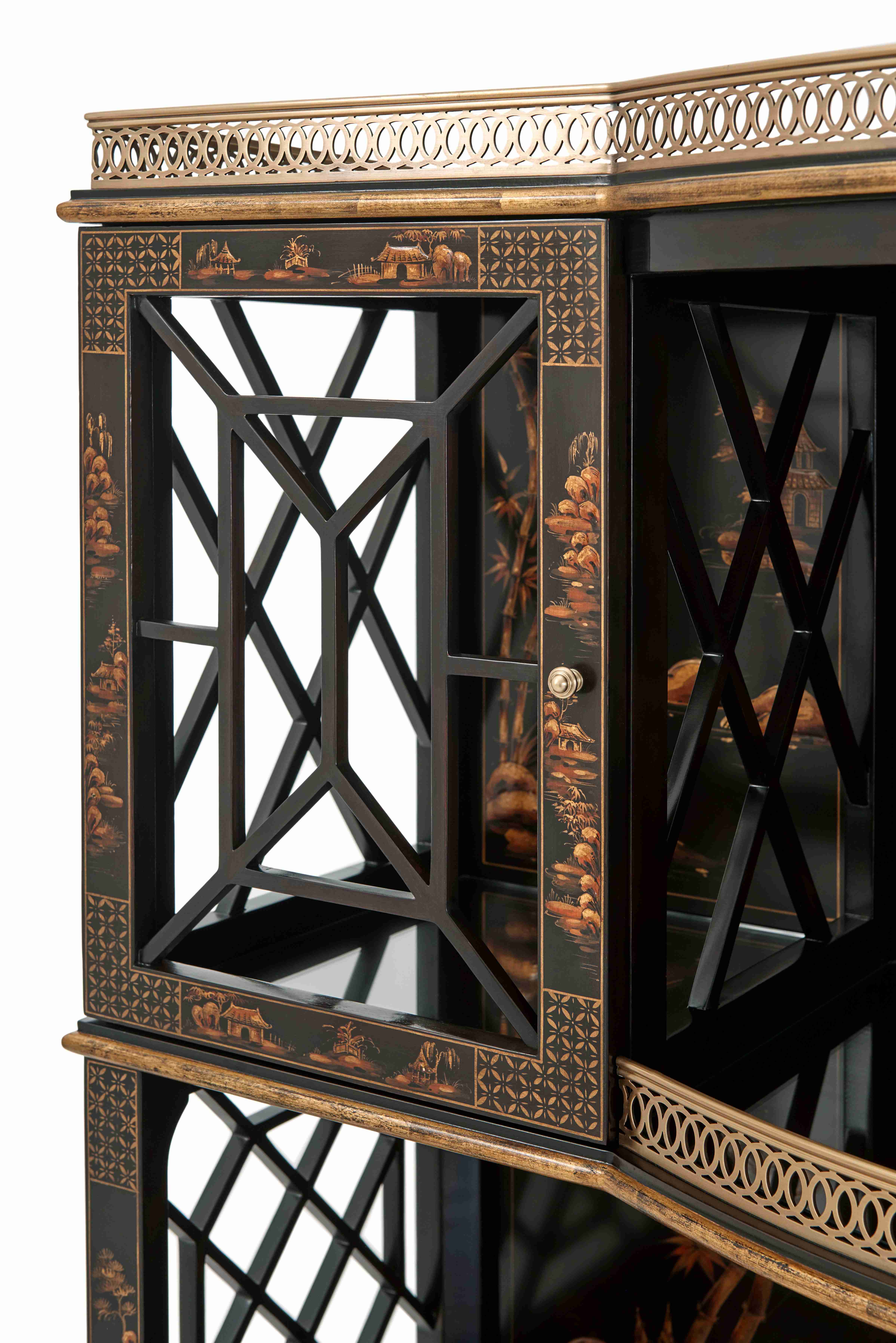 CHOCOLATE GARDEN BAR & CURIO CABINET