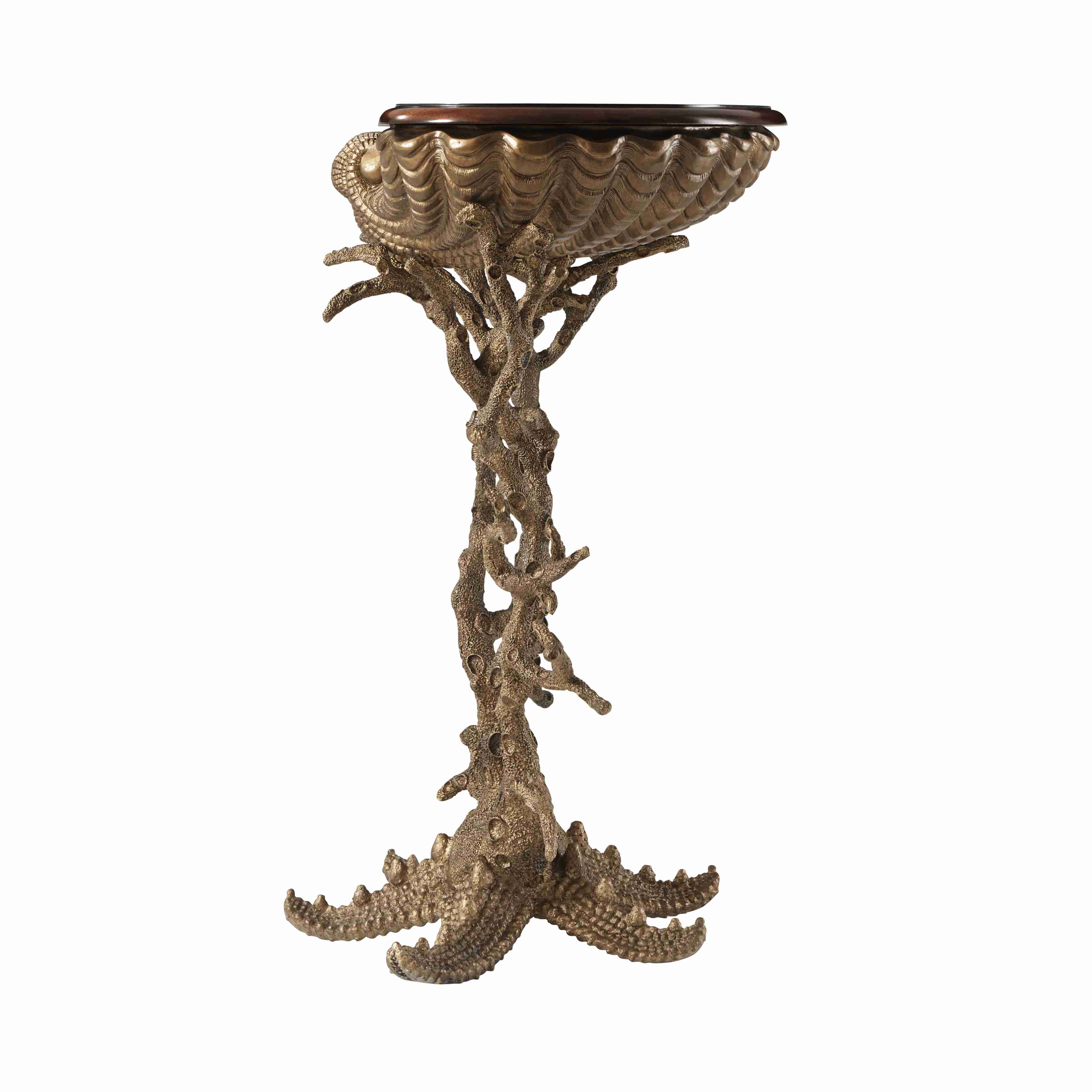 GILT GROTTO ACCENT CONSOLE TABLE