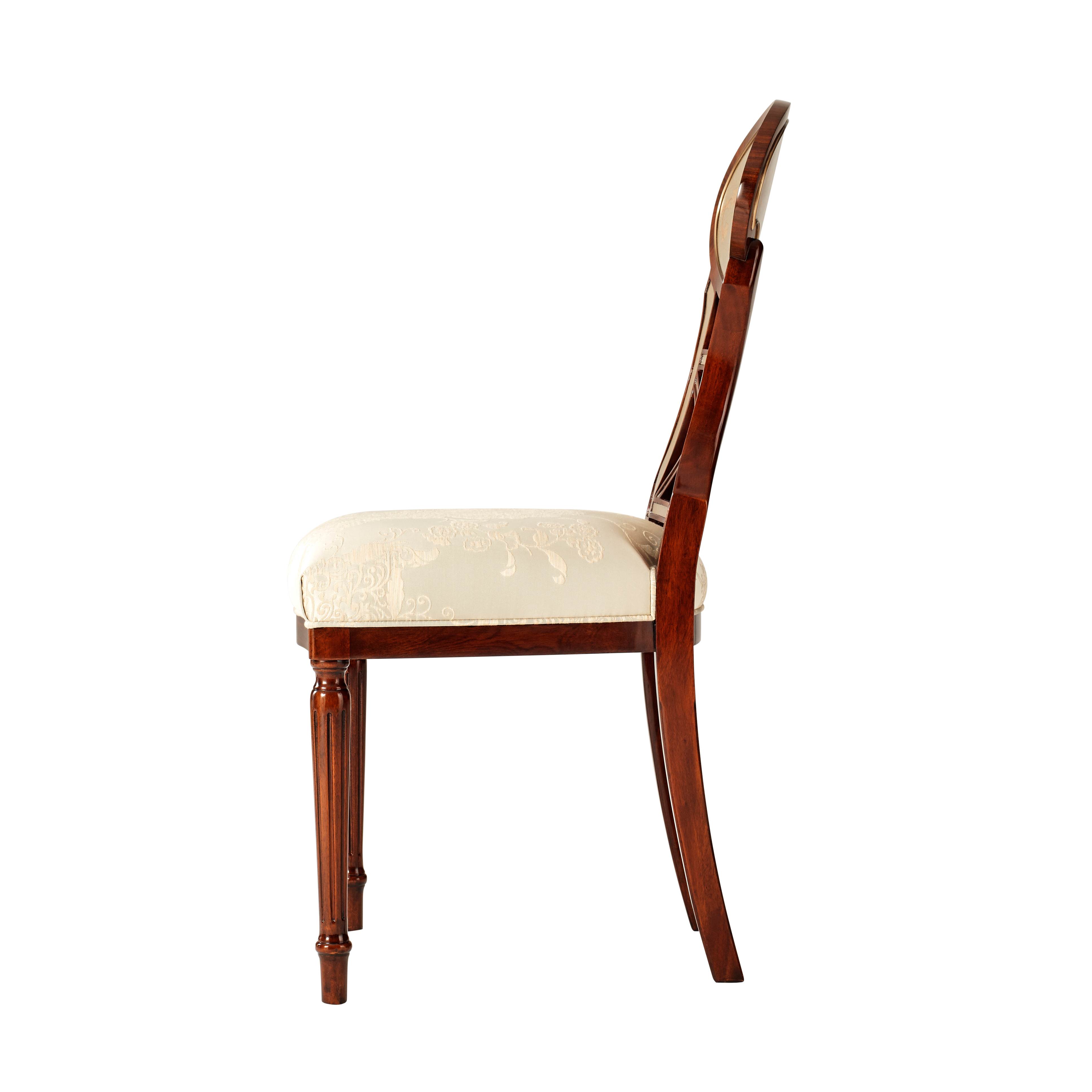 EGLOMISE ACCENT CHAIR