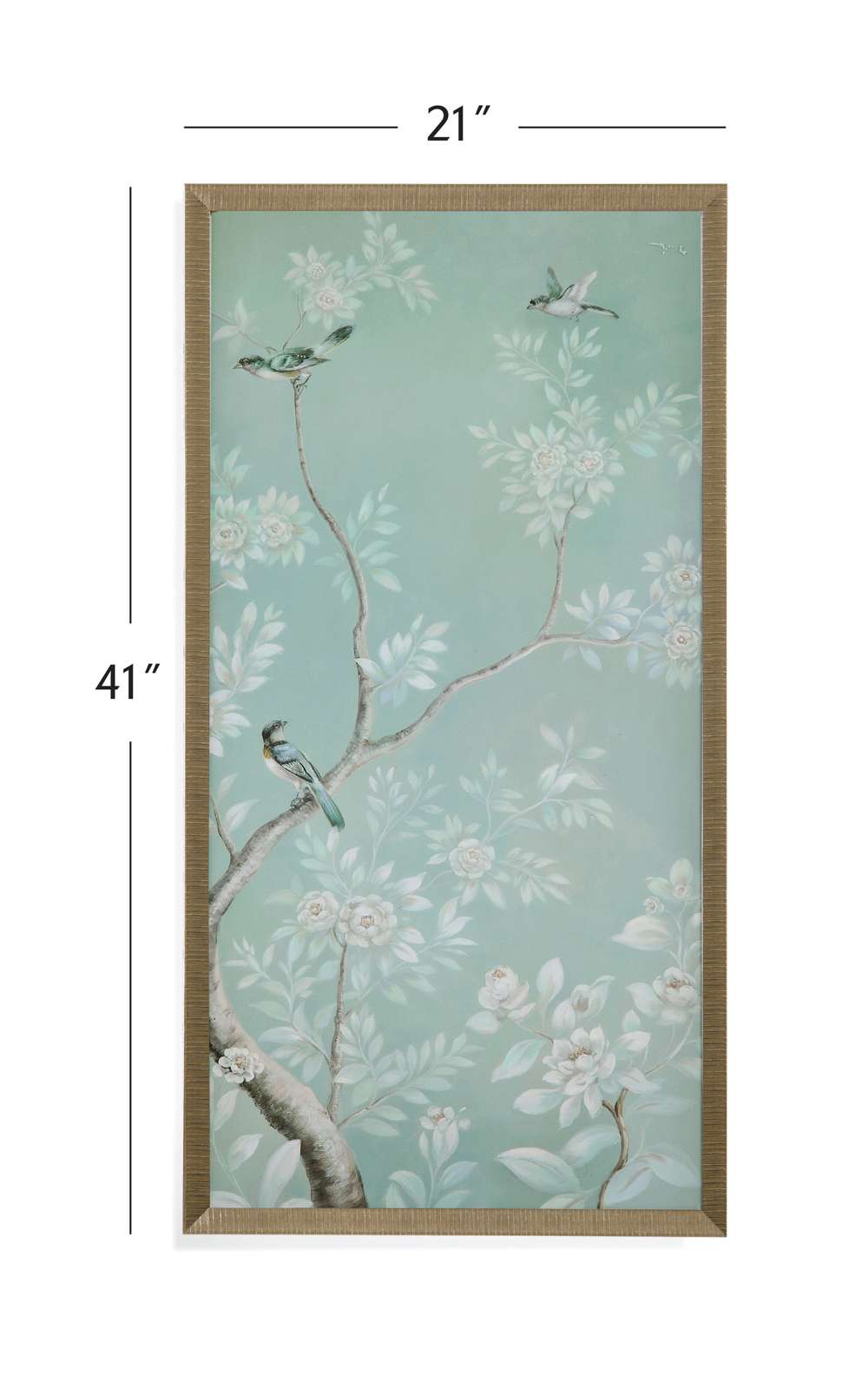 BIRDS & FLOWERS FRAMED PRINT (I & II)