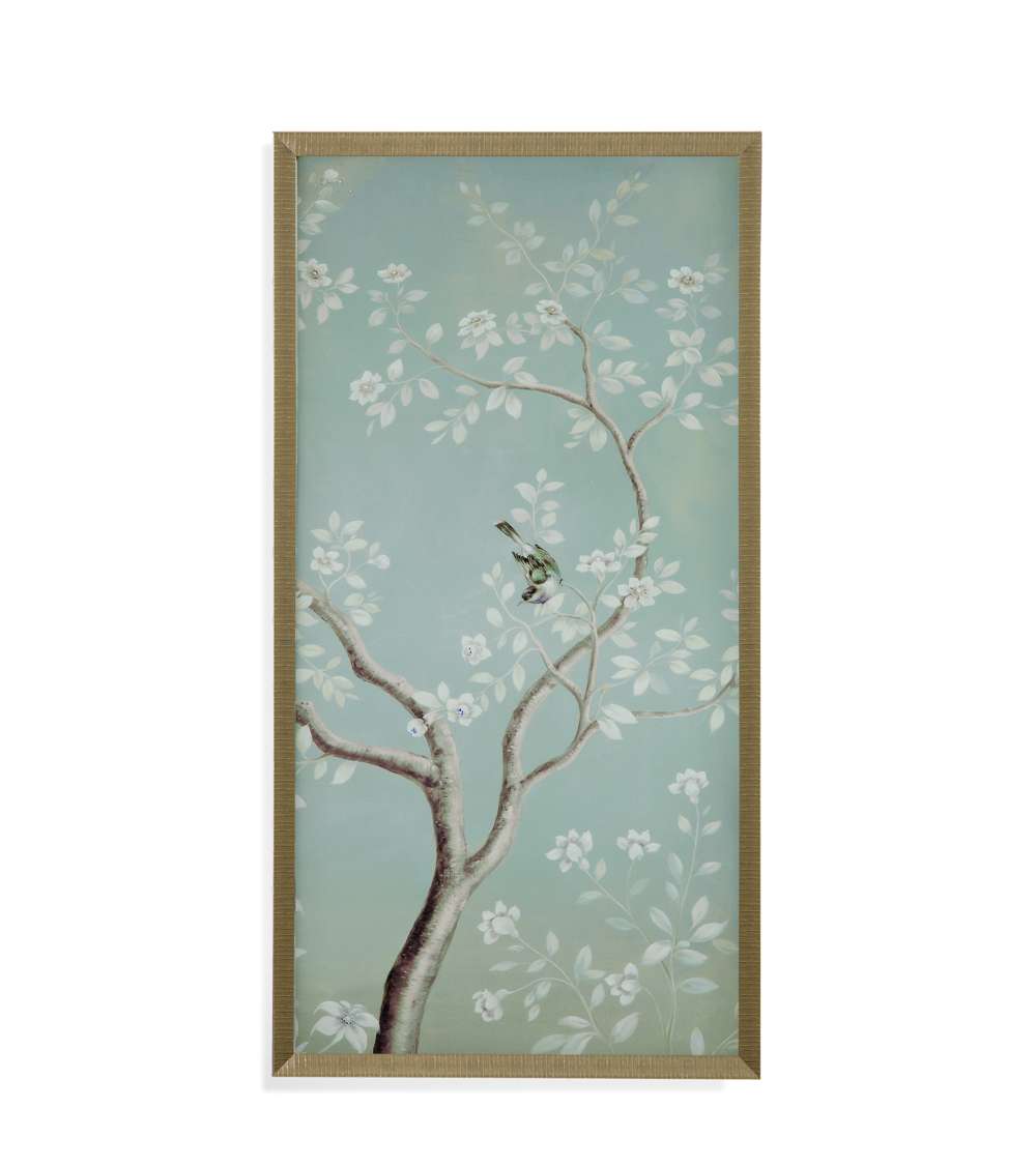 BIRDS & FLOWERS FRAMED PRINT (I & II)