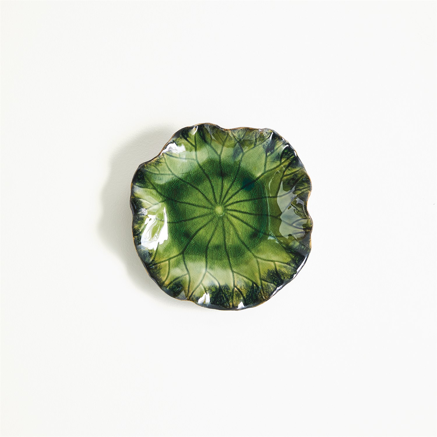 FREE FORMED LILY PLATE-GREEN-18