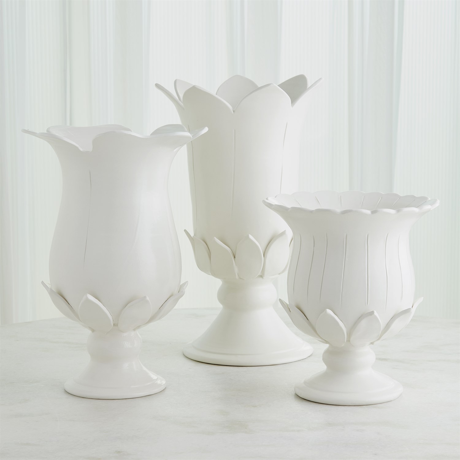 BLOSSOM VASE-MATTE WHITE-SM