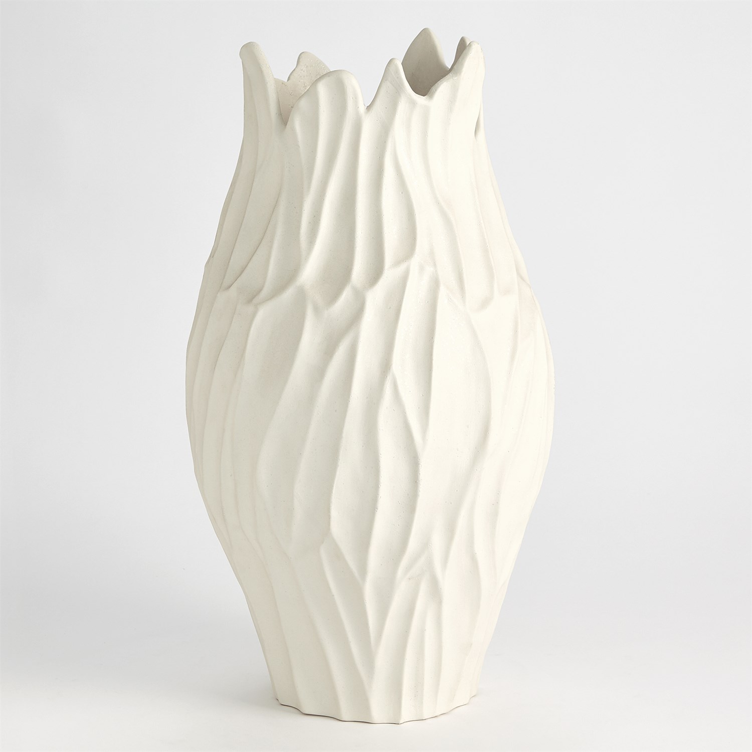 BLOOM VASE-MATTE WHITE