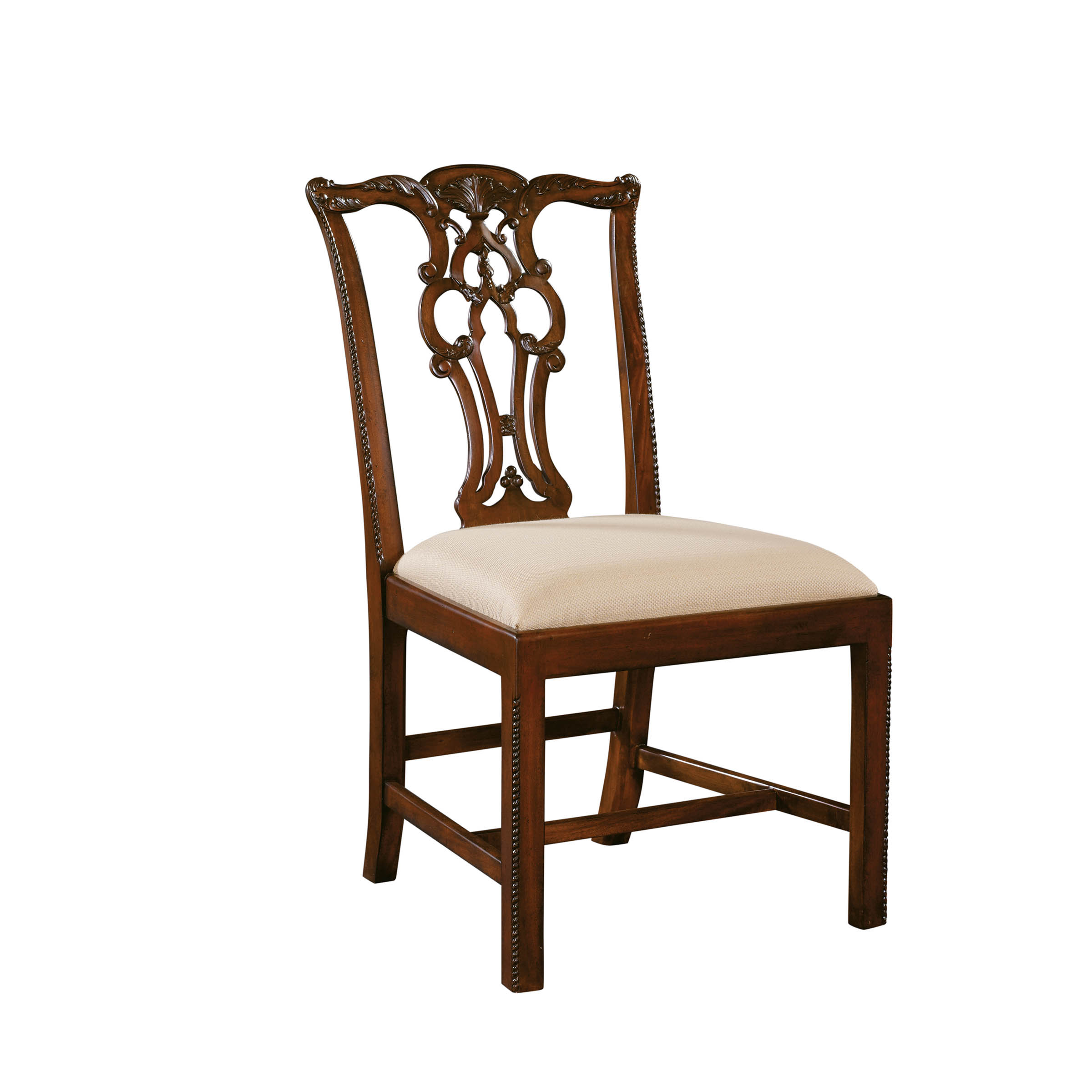 MASSACHUSETTS AGED REGENCY SIDE CHAIR