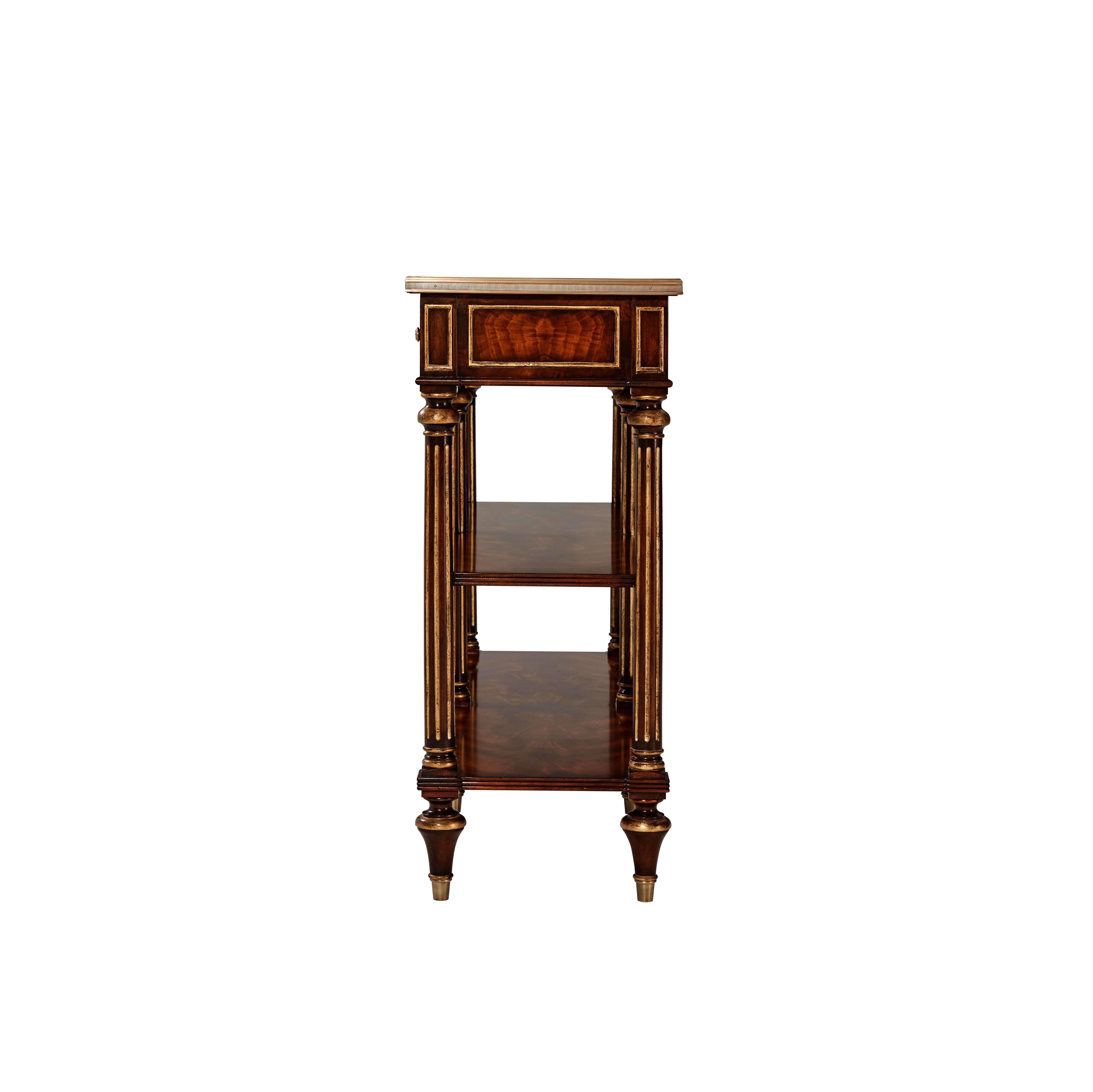 THE GEORGIAN THREE TIER CONSOLE TABLE