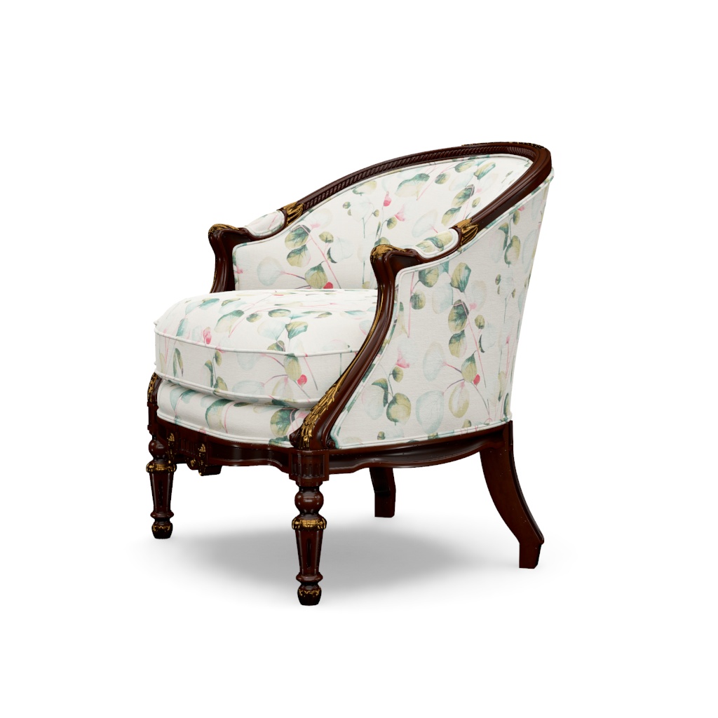 THE INDIA SILK BEDROOM UPHOLSTERED CHAIR