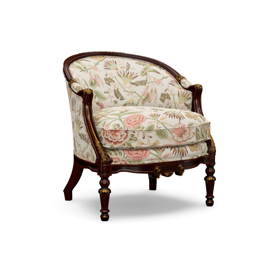 THE INDIA SILK BEDROOM UPHOLSTERED CHAIR