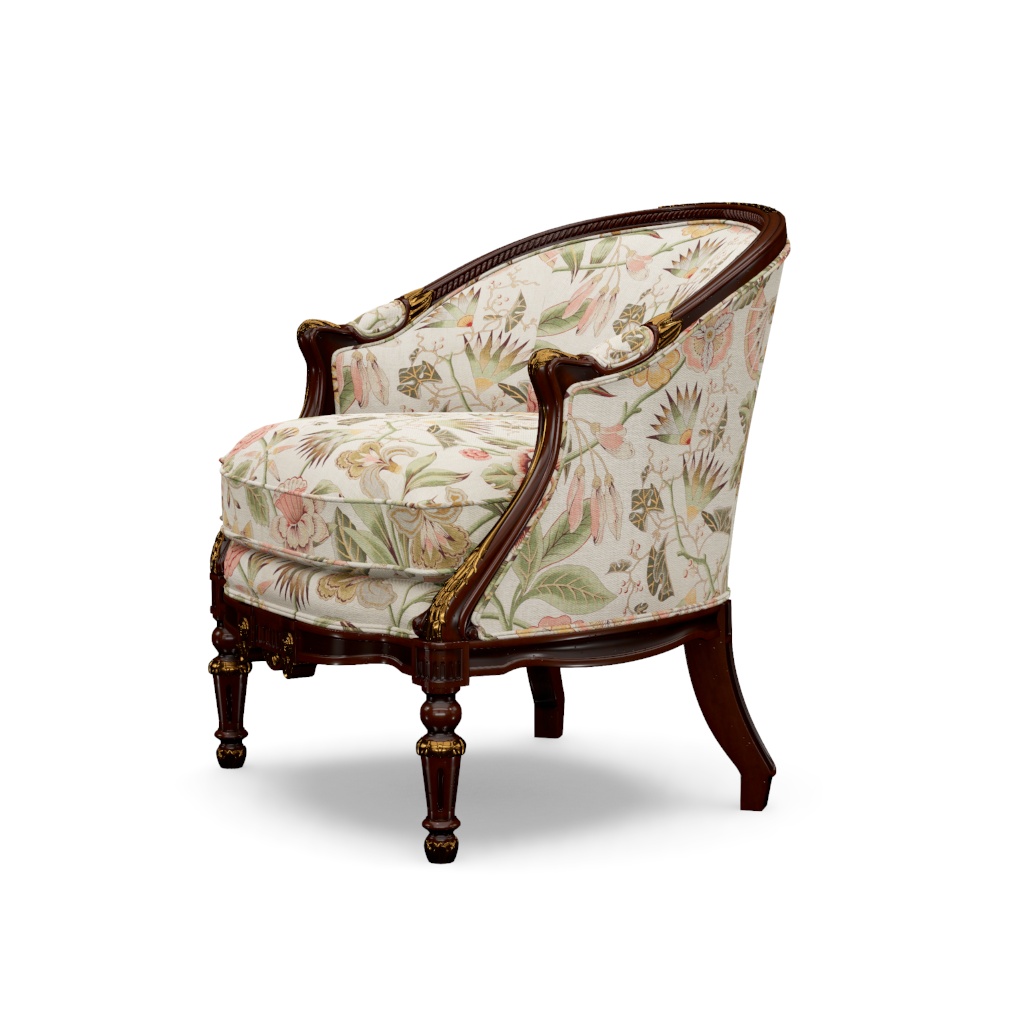 THE INDIA SILK BEDROOM UPHOLSTERED CHAIR