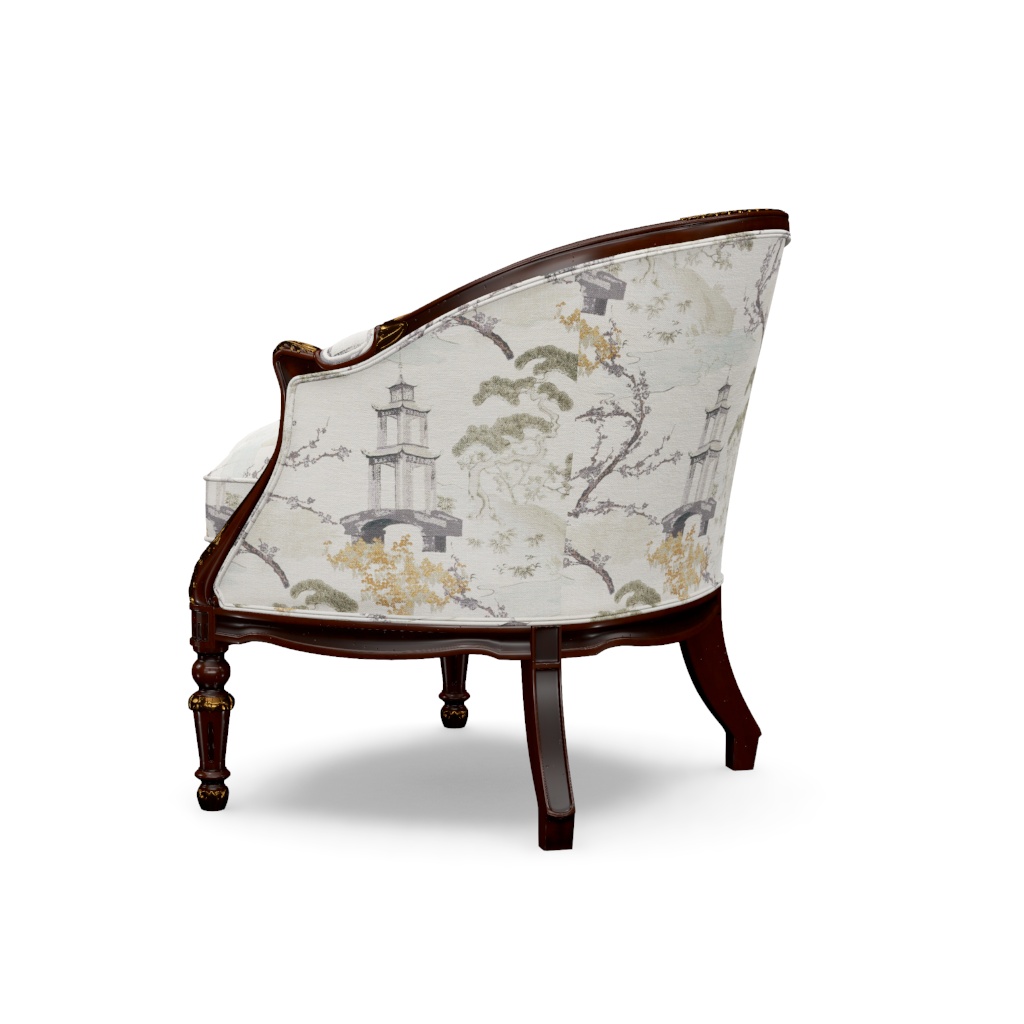 THE INDIA SILK BEDROOM UPHOLSTERED CHAIR