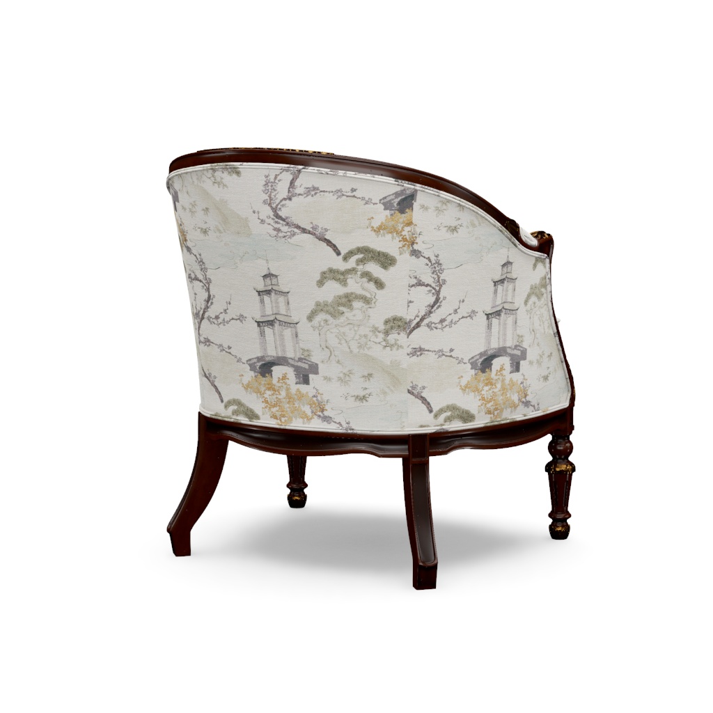 THE INDIA SILK BEDROOM UPHOLSTERED CHAIR