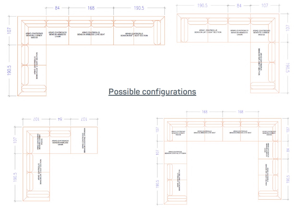 BENSON MODULAR SOFA