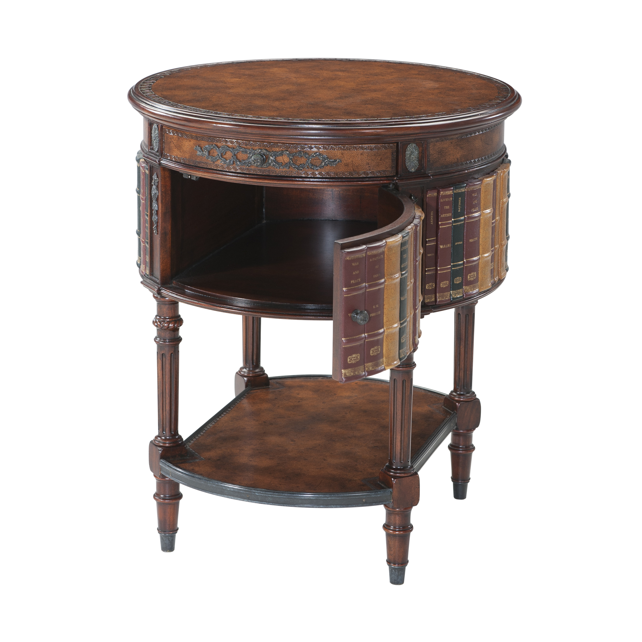 LOUIS XVI LIBRARY SIDE TABLE