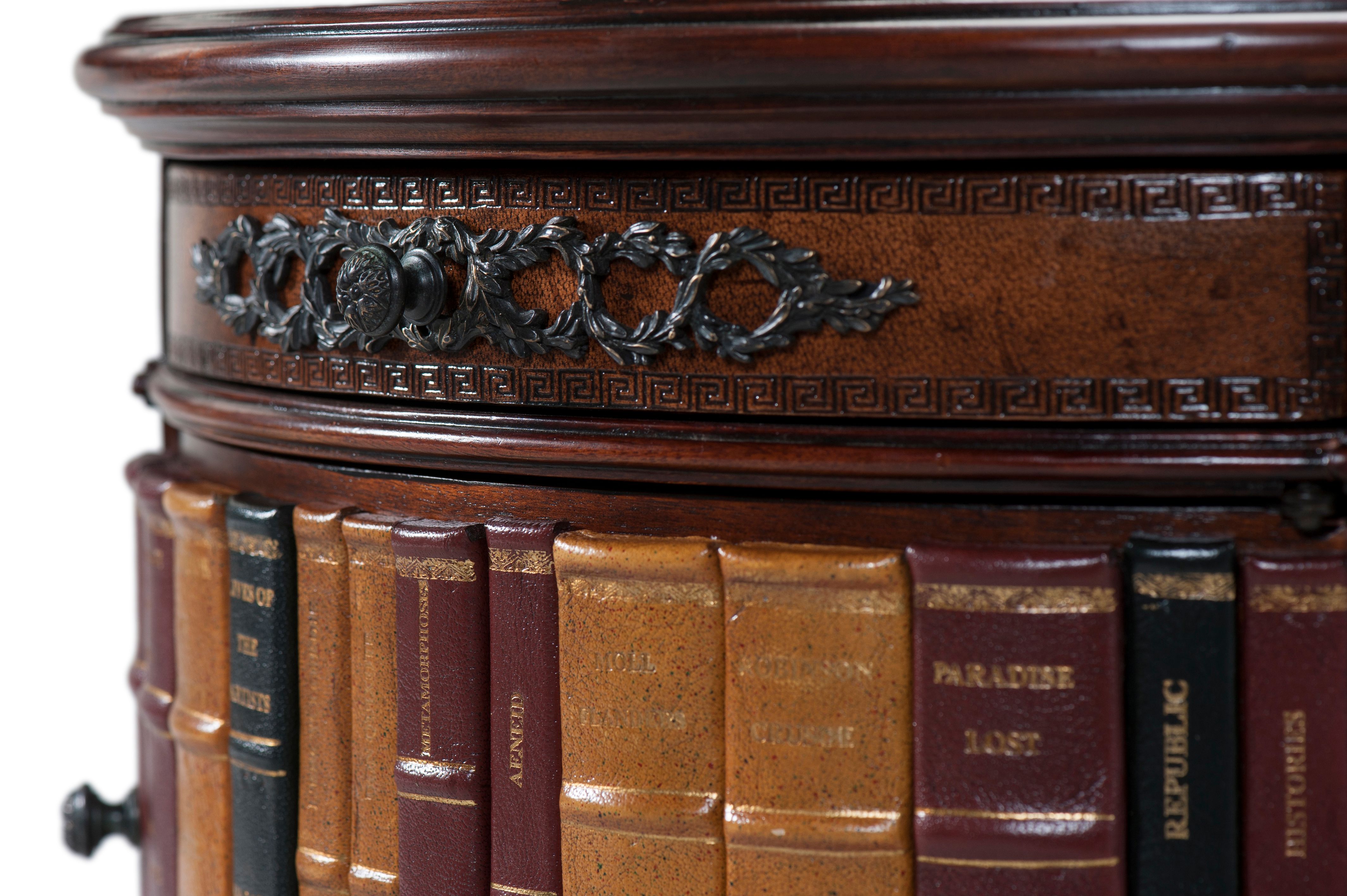 LOUIS XVI LIBRARY SIDE TABLE