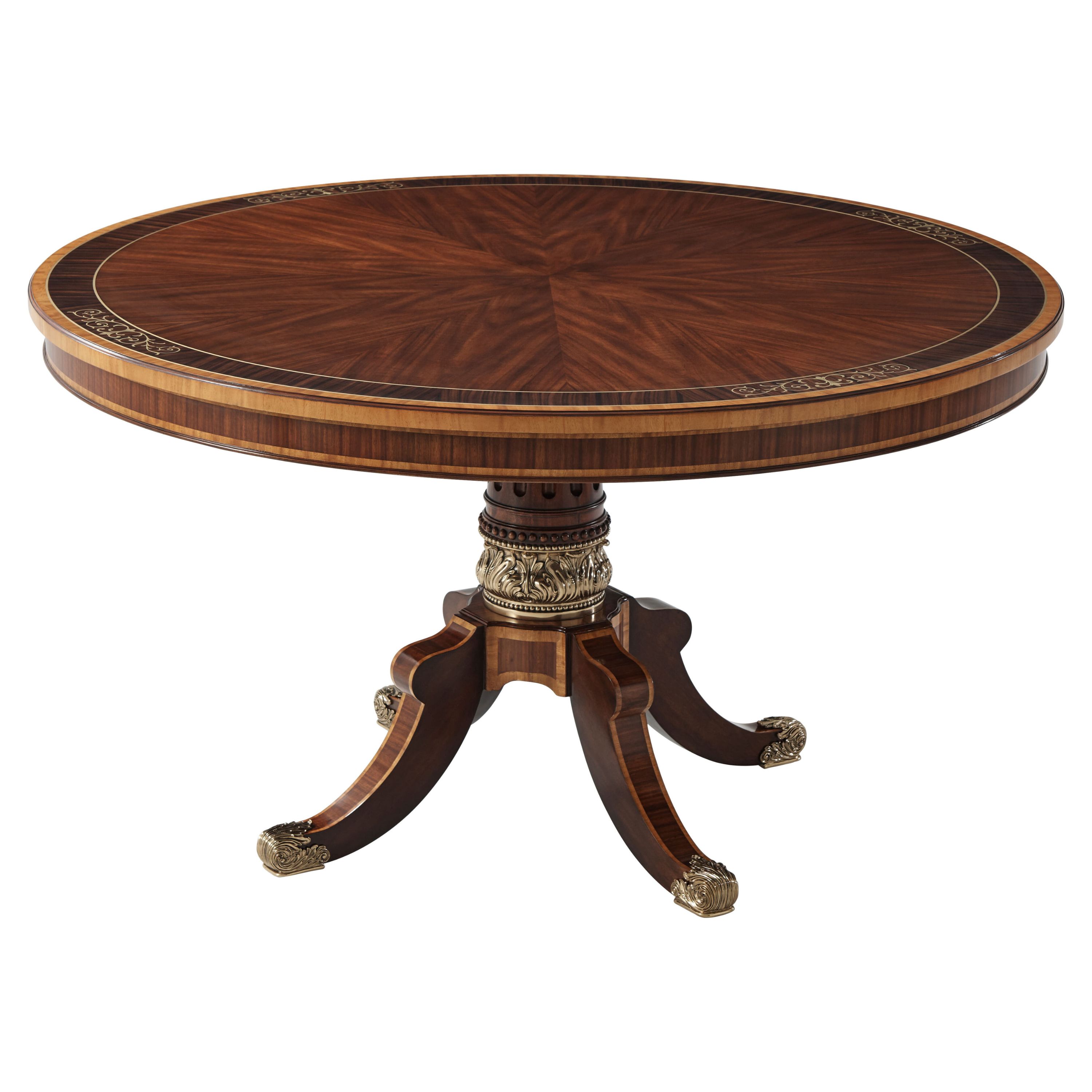 Trenton Round Mahogany Dining Table