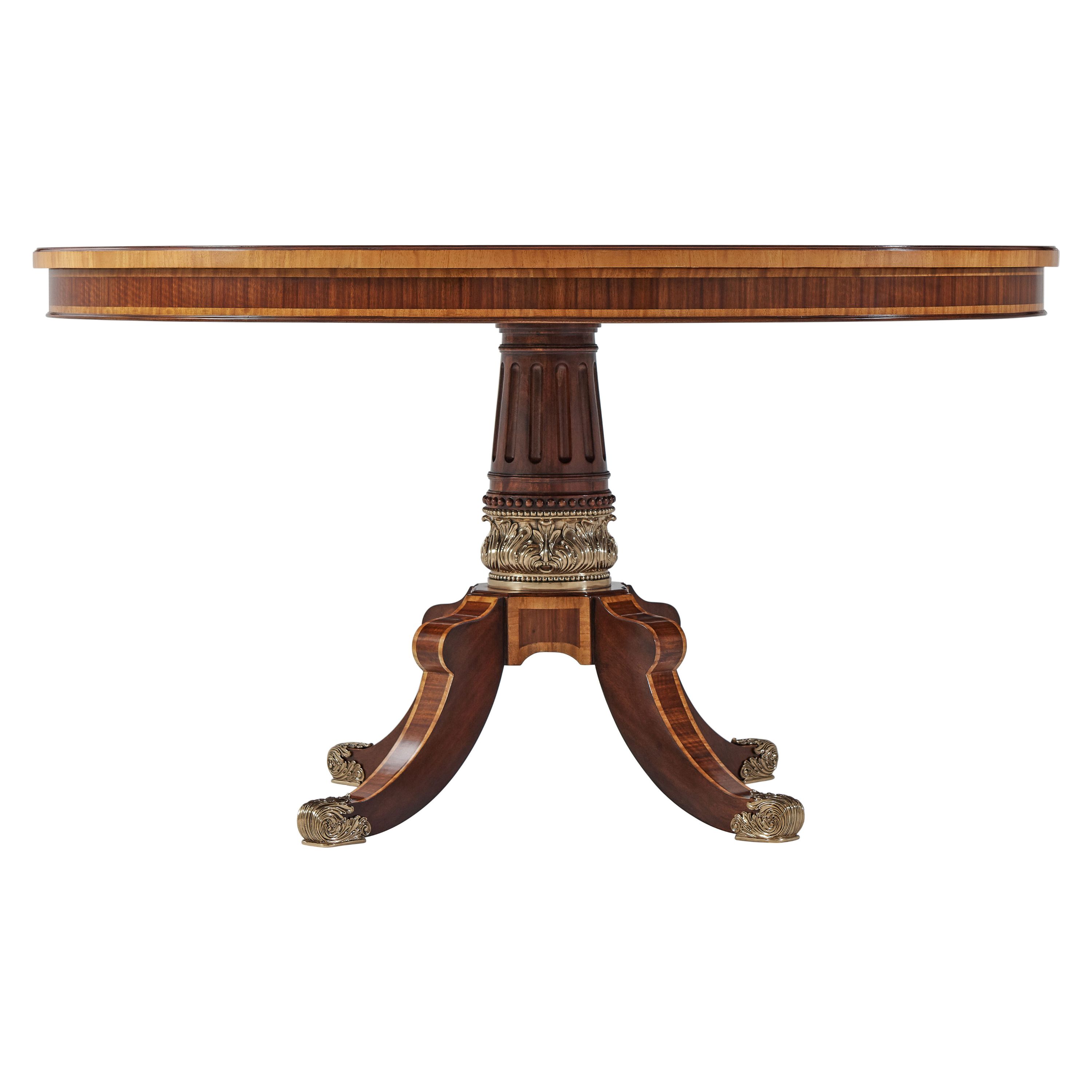 Trenton Round Mahogany Dining Table