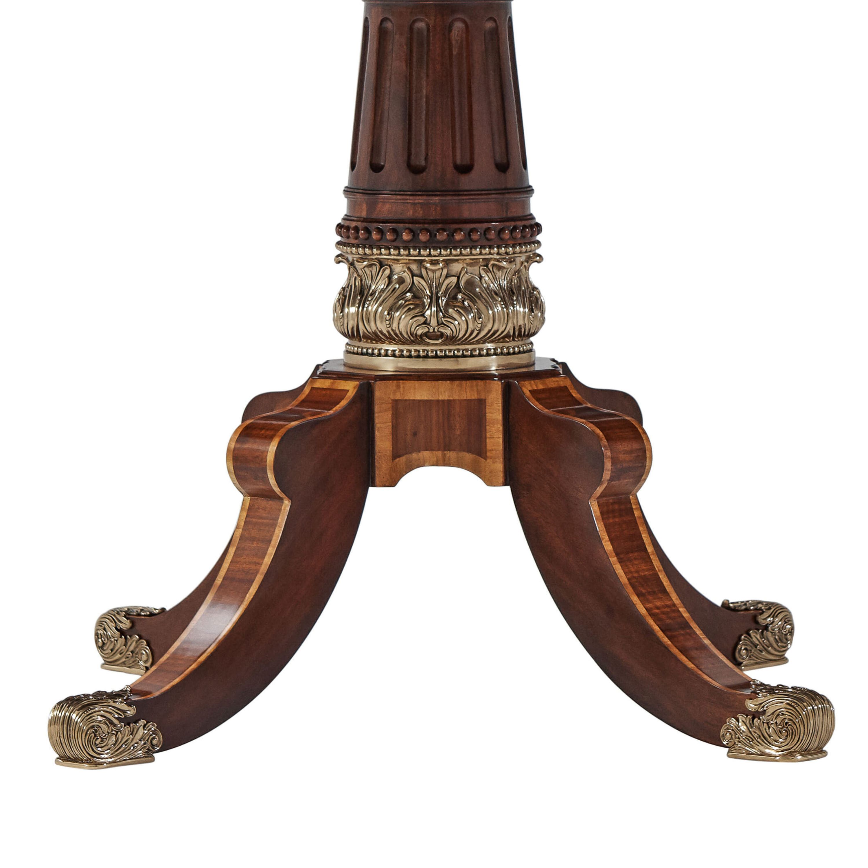 Trenton Round Mahogany Dining Table